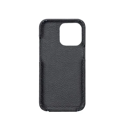 Edmonds iPhone 14 Pro Wallet Case, Pebble Black