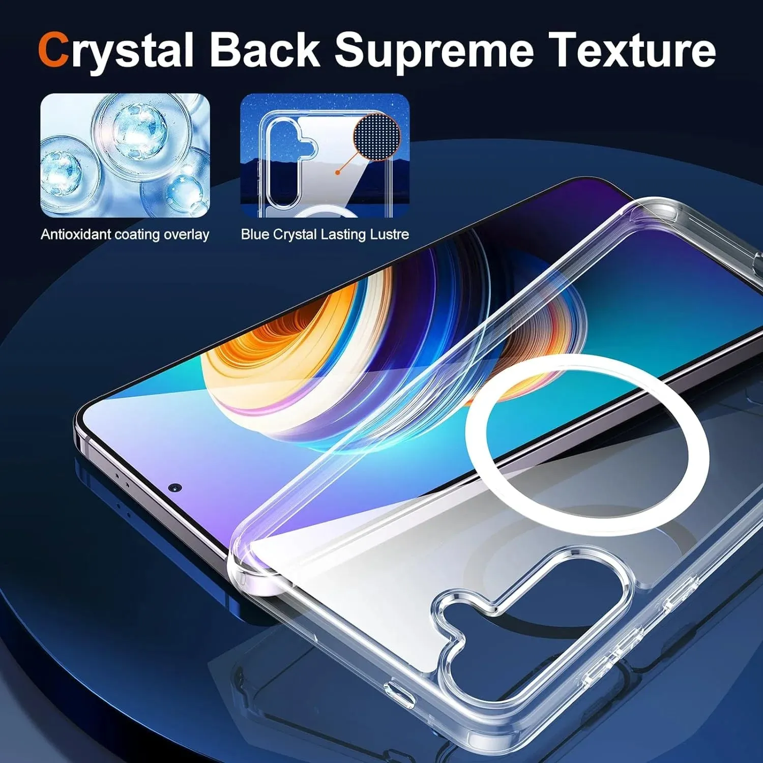 Entronix Samsung Galaxy S25 Plus [Magnetic-Compatible] Crystal Clear - Sturdy Case