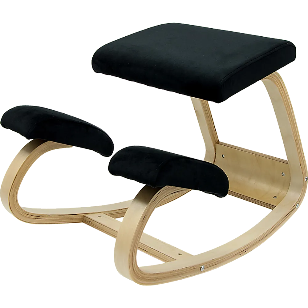 Ergonomic Kneeling Rocking Chair with Padded Seat & Knee Rests