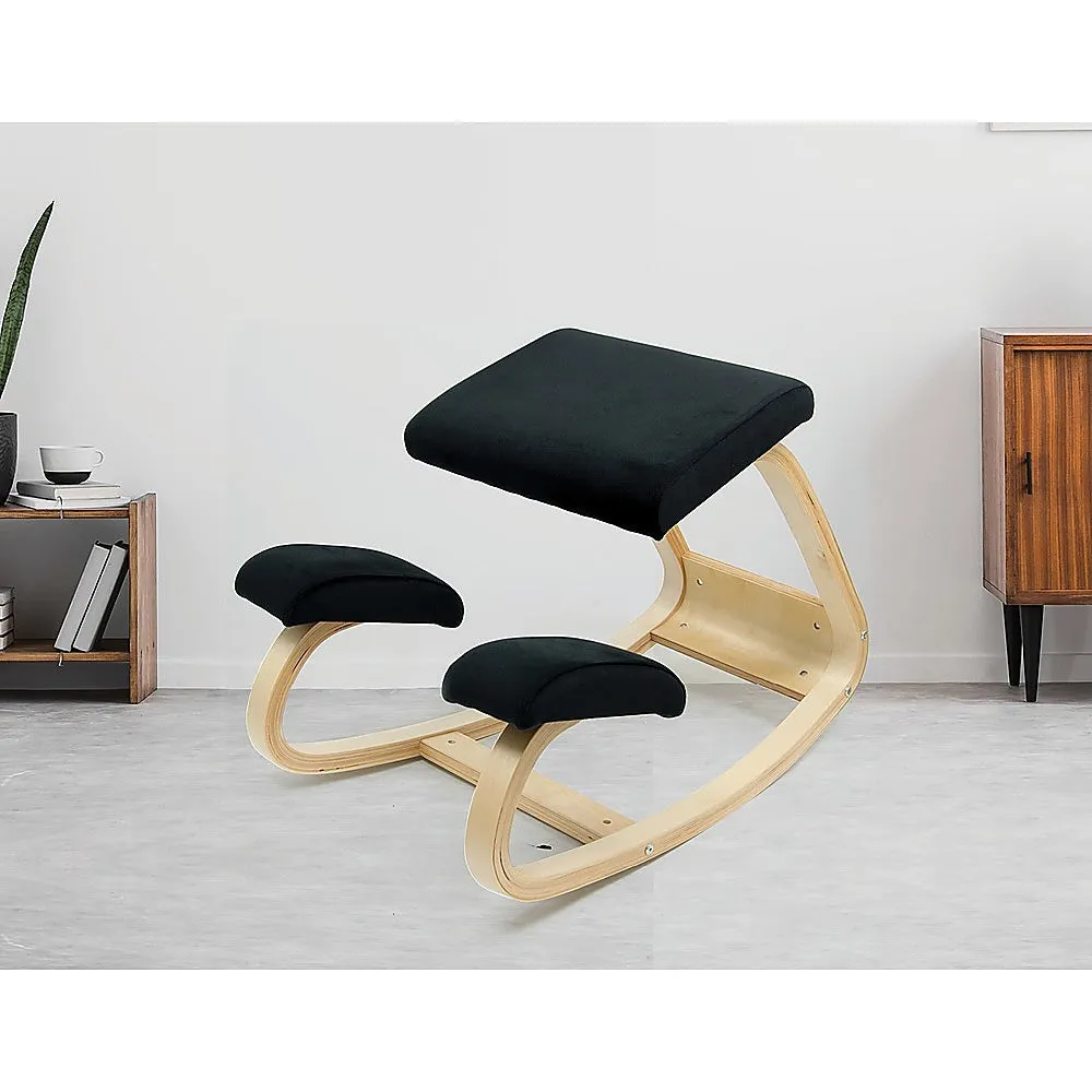 Ergonomic Kneeling Rocking Chair with Padded Seat & Knee Rests