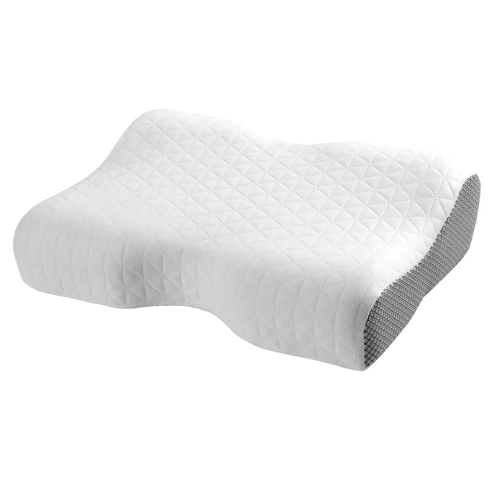 Ergonomic Memory Foam Contour Neck Pillow - Giselle Bedding