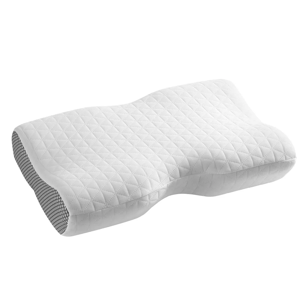 Ergonomic Memory Foam Contour Neck Pillow - Giselle Bedding