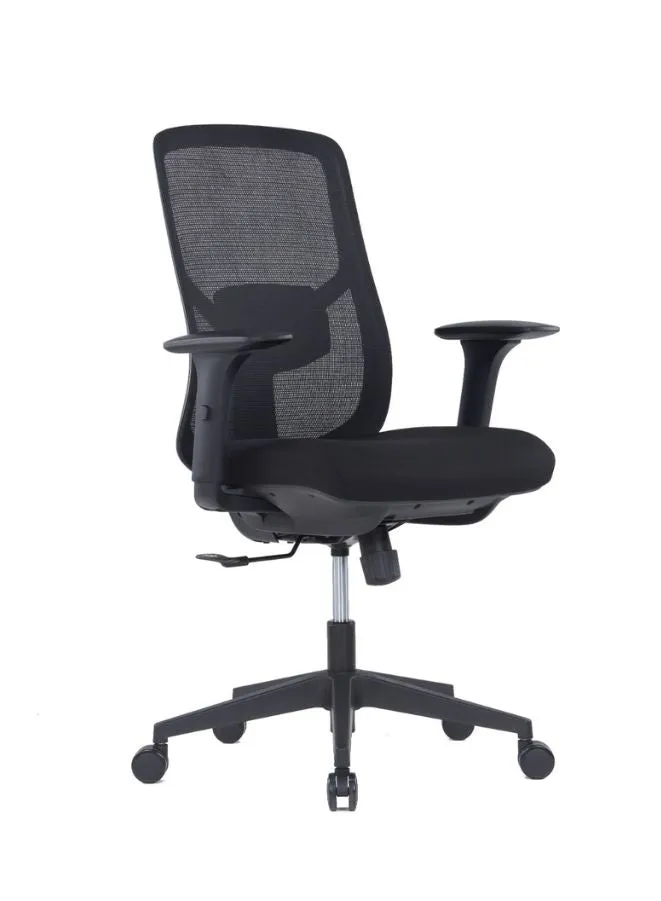 Ergonomic Office Chair with Adjustable Lumbar Support and 3-Position Tilt Mechanism