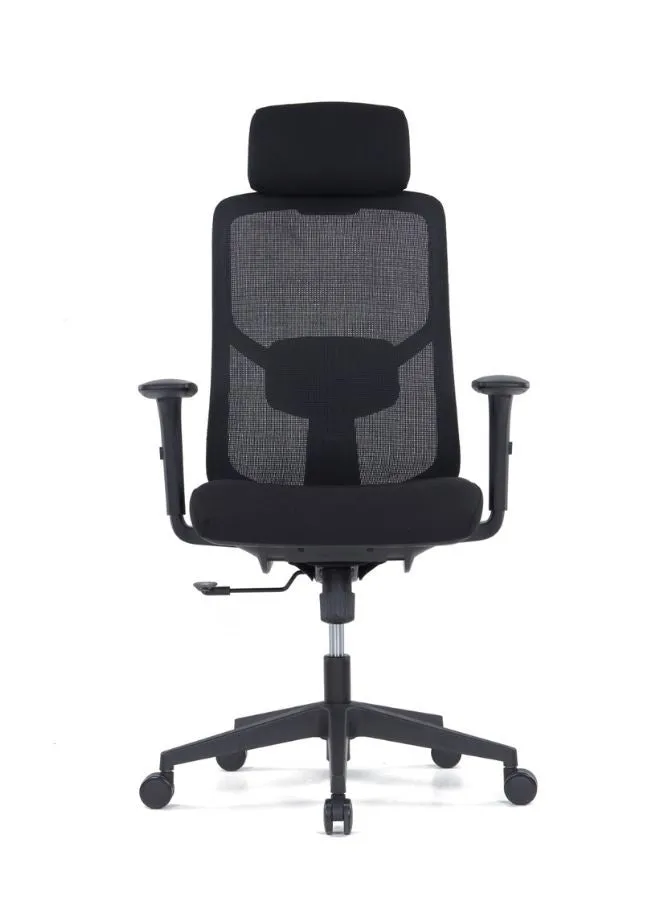 Ergonomic Office Chair with Adjustable Lumbar Support and 3-Position Tilt Mechanism