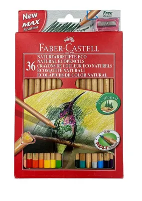 Faber-castell Triangular Natural Eco pencils