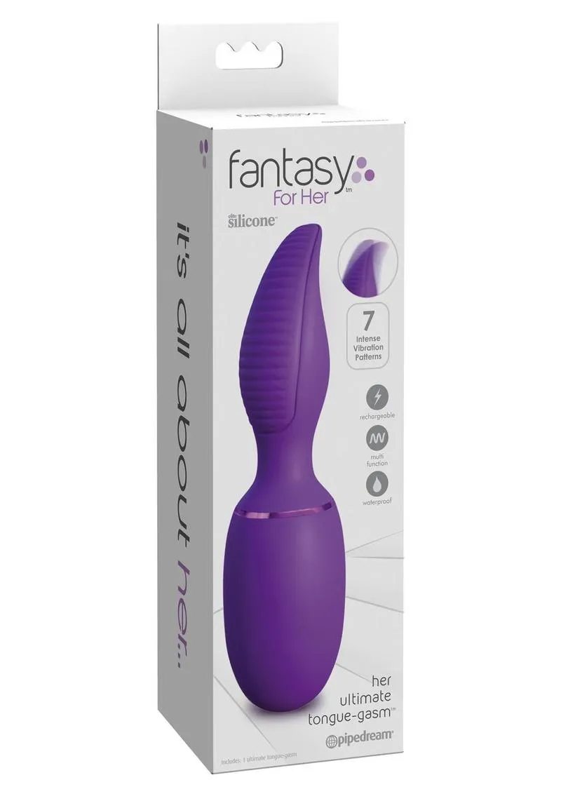 Fantasy For Her Ultimate Tongue-Gasm Vibrator Waterproof Rechargeable