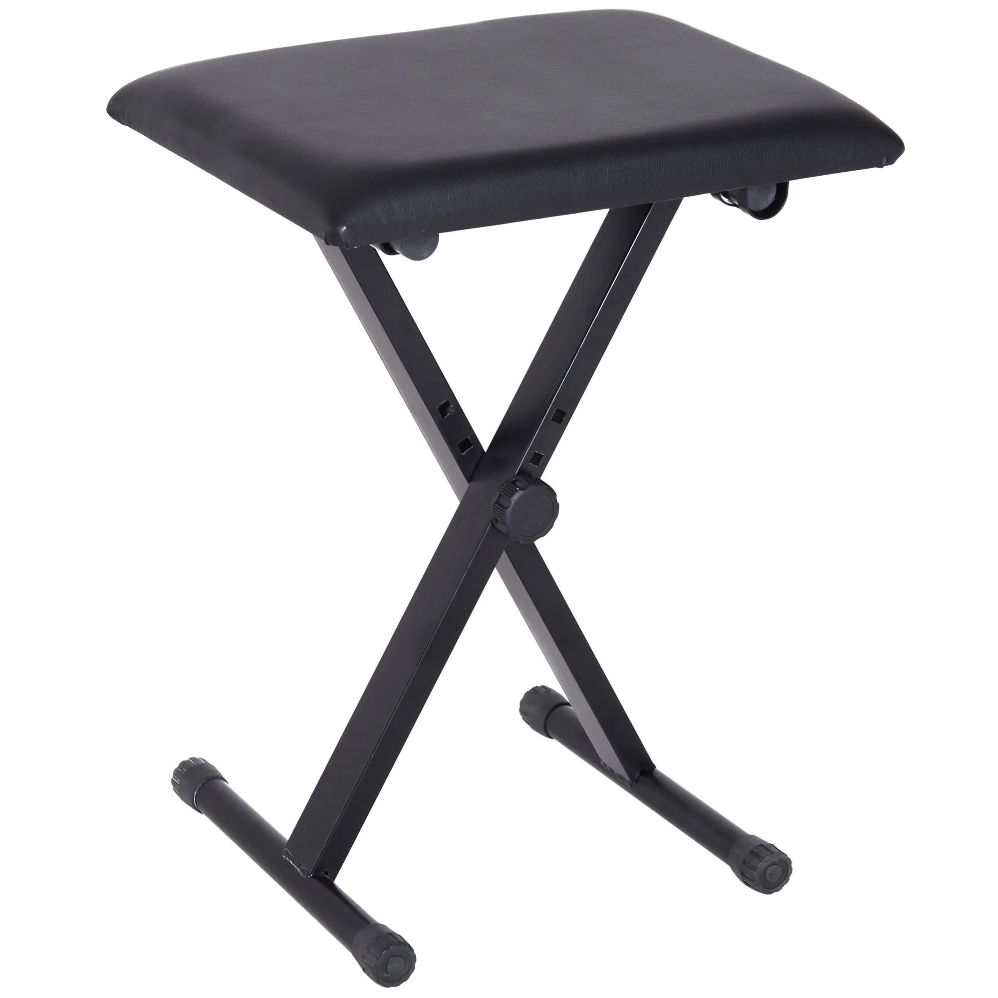 Foldable Piano Stool, 39Lx29Wx51H cm-Black