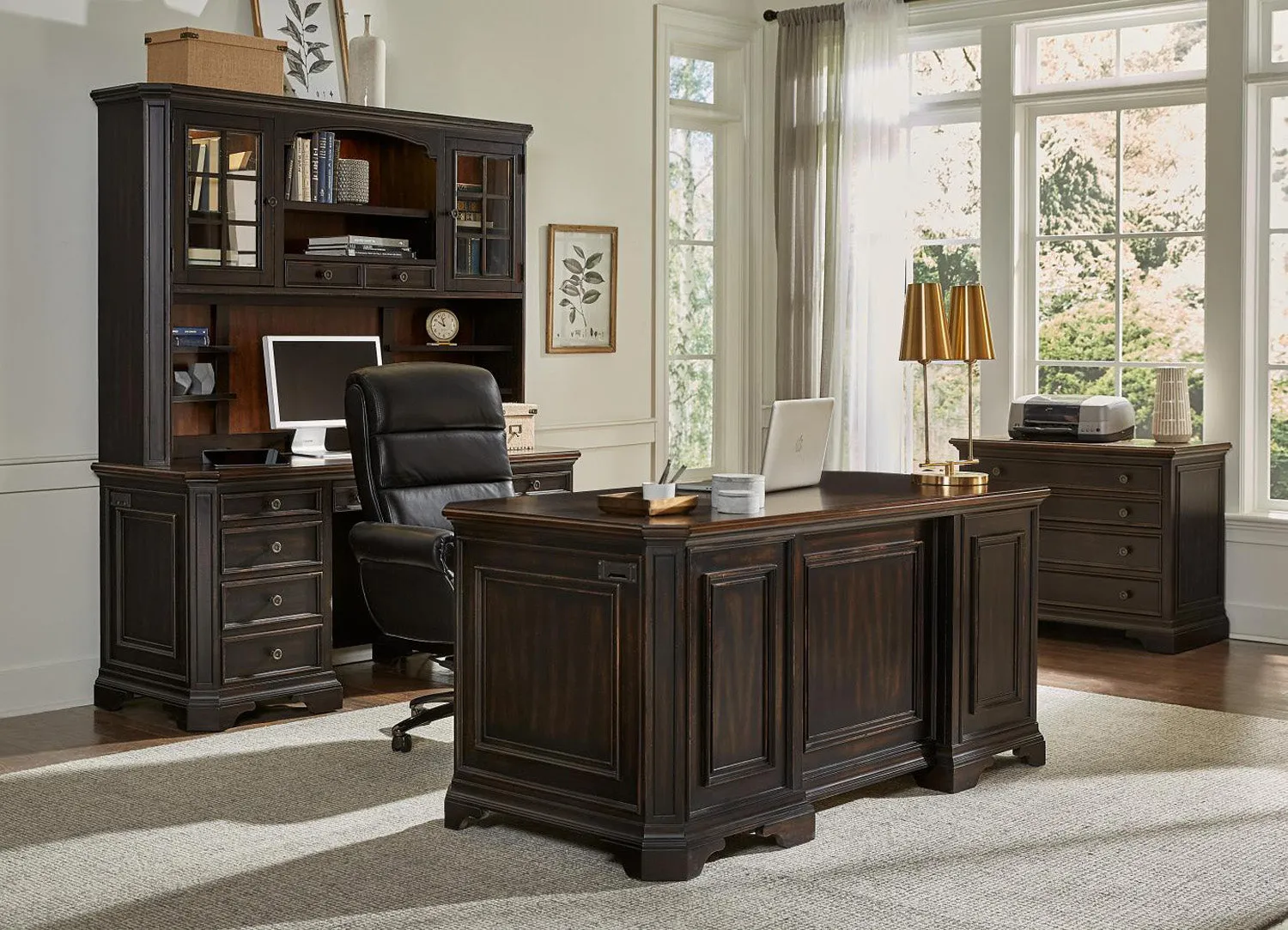 Hampton 66" Executive Desk