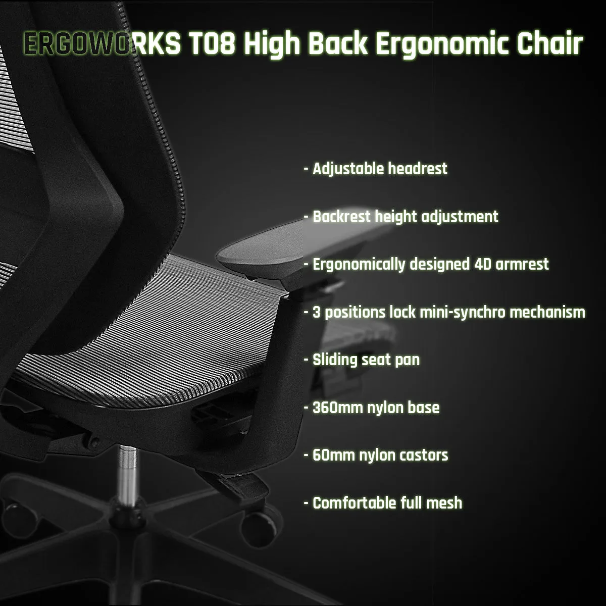 High Back Ergonomic Chair