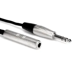 Hosa HXSS-005 Pro Headphone Extension Cable, REAN 1/4 in TRS to 1/4 in TRS, 5 ft (Loc:1M)