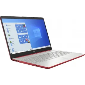 HP 15-DW1081WM 15.6" HD Silver N5000 1.1GHz Intel UHD Graphics 605 4GB RAM 500GB SSD Win 10 Home Red