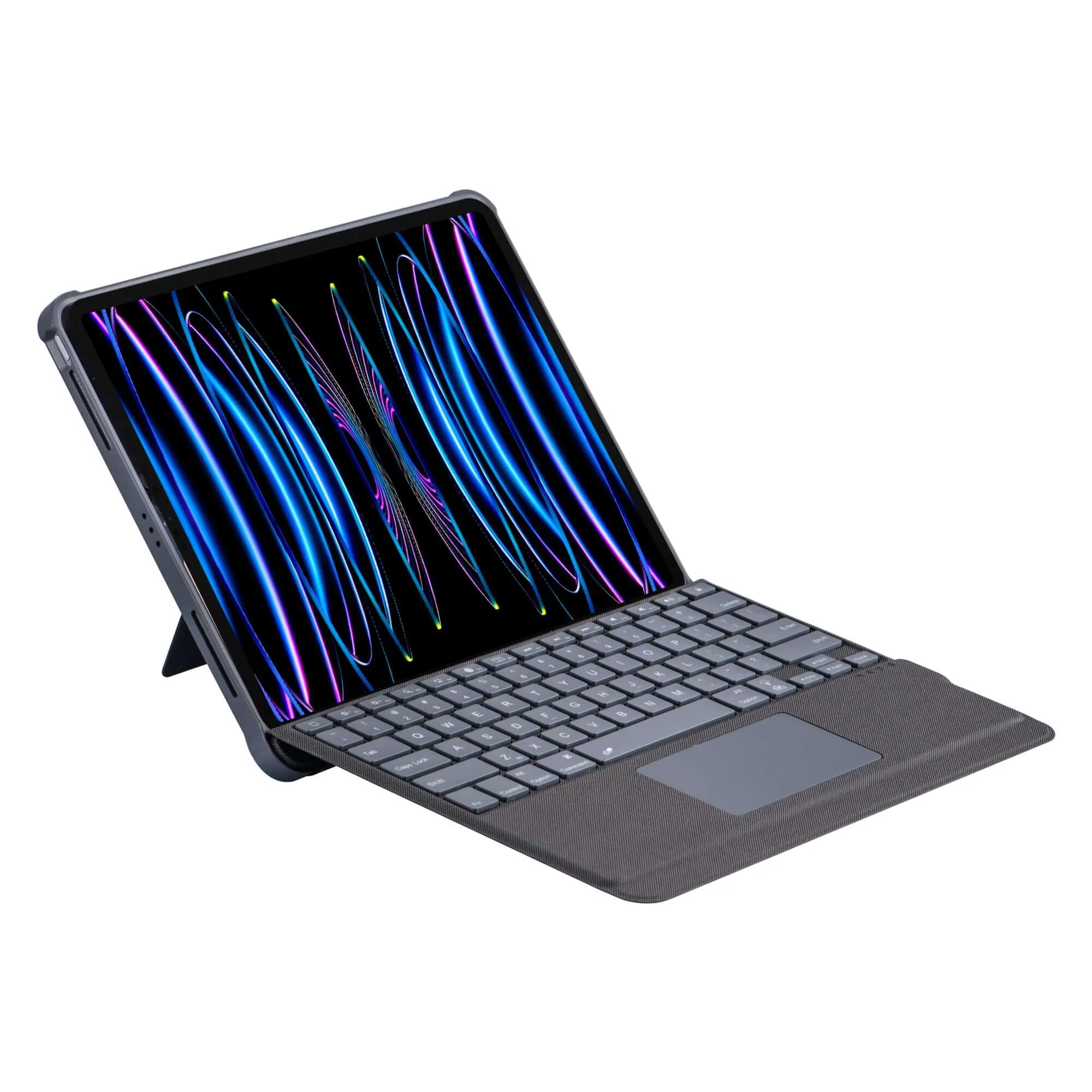 iPad Pro 12.9 inch Backlit Trackpad Bluetooth Keyboard Removable Case