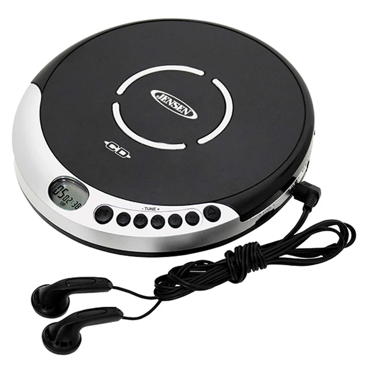 Jensen Audio Portable CD Player with Bass Boost and FM Receiver