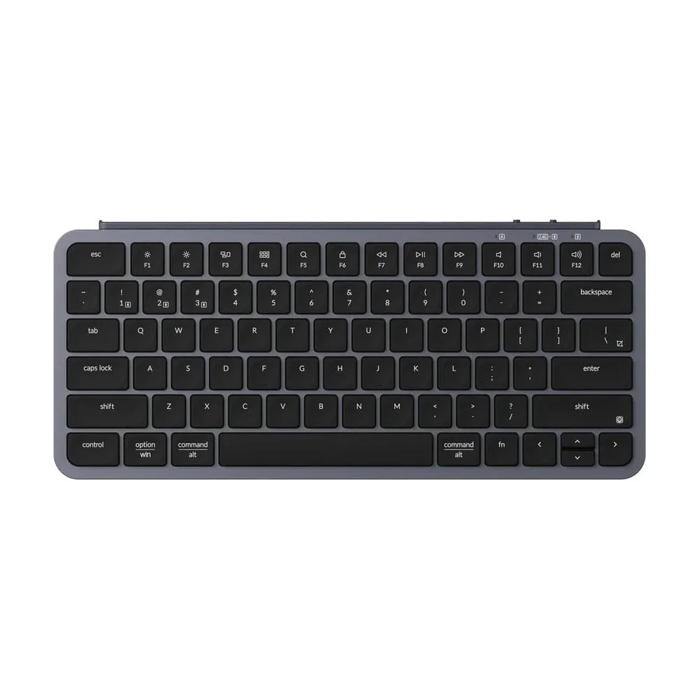 Keychron B1 Pro Ultra-Slim Wireless Keyboard, Space Gray