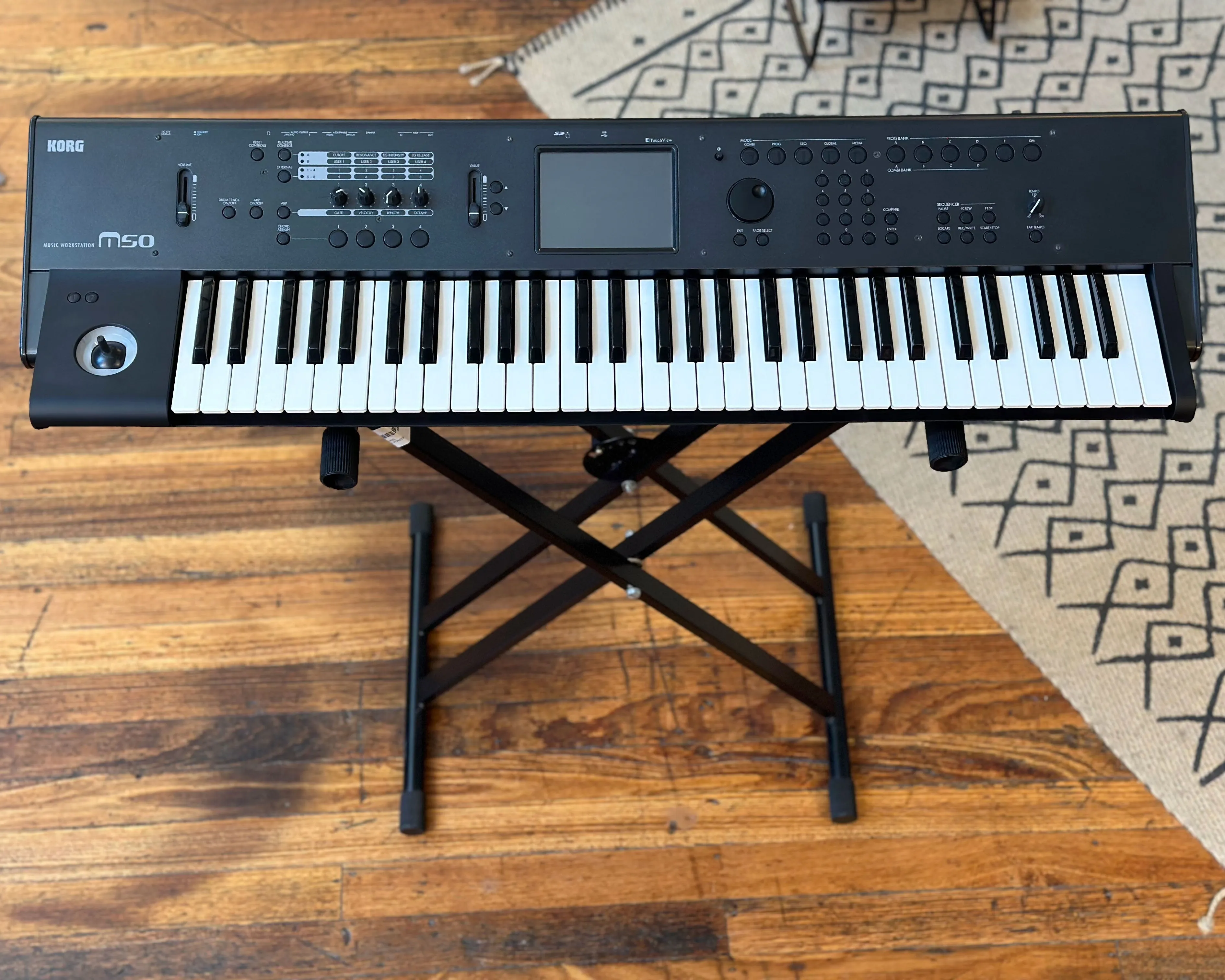 KORG M50 61 Workstation with Keyboard Stand