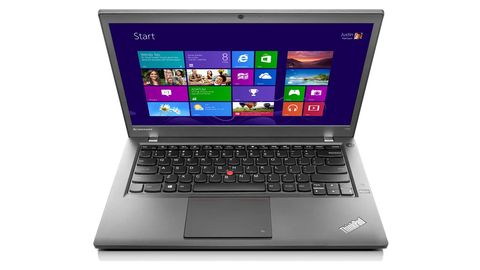 Lenovo ThinkPad T440p Business Laptop - Intel Core i7-4600M @ 2.9GHz (4th Gen) | 16GB RAM | 256GB SSD |  14.1" HD  (1600x900) | Intel HD Graphics | Windows 10 Pro | DVDRW | 1 Year Warranty