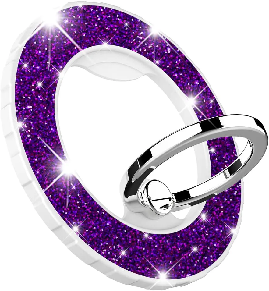 Levelo Nova Glitter Magsafe Phone Ring Holder Purple- 7695033368734