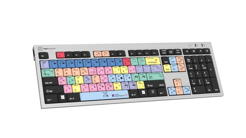 LogicKeyboard  Adobe Premiere Pro CC PC Slim Line US LKBU-PPROCC-AJPU-US