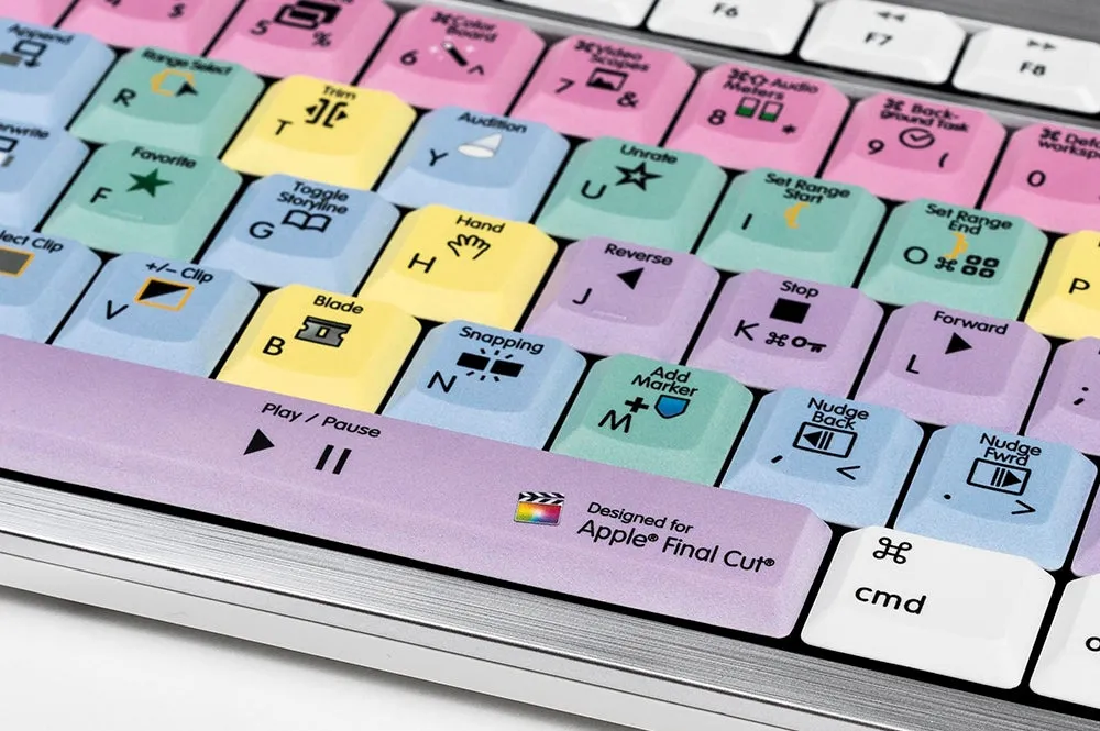 LogicKeyboard Apple Final Cut Pro X ALBA Mac Pro US  LKBU-FCPX10-CWMU-US