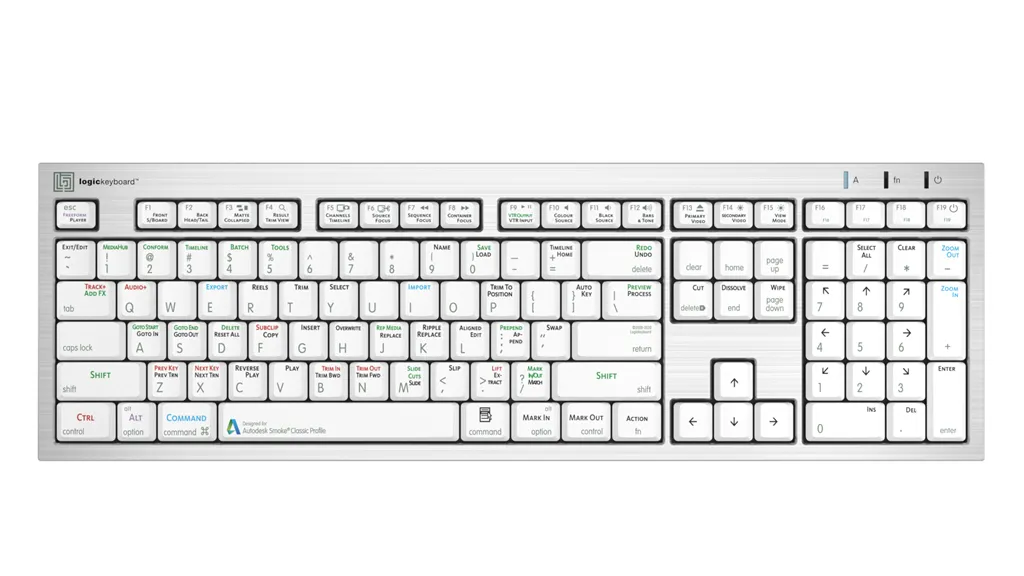 LogicKeyboard Autodesk Smoke OSX ALBA Mac Pro US  LKB-SMOKE-CWMU-US