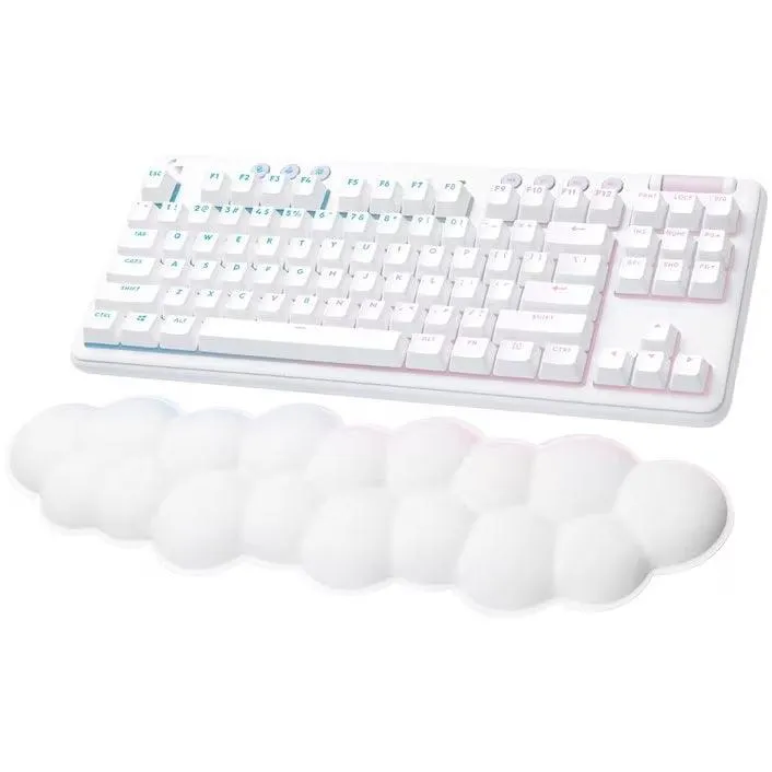 Logitech G715 Wireless Gaming Keyboard Lightspeed Cloud Rest White