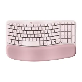 Logitech Wave Keys Ergonomic Wireless Keyboard Rose