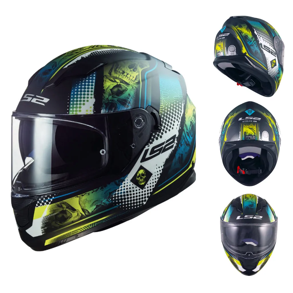 LS2 FF320EVO STREAM MOTORCYCLE FULL FACE HELMET