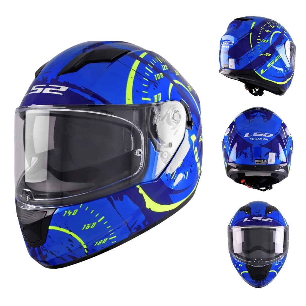 LS2 FF320EVO STREAM MOTORCYCLE FULL FACE HELMET