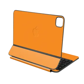 Magic Keyboard for iPad Pro 11” (M4, 2024) LUXURIA Sunrise Orange Matt Textured Skin