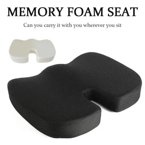 Memory Foam Ergonomic Seat Cushion for Pain Relief