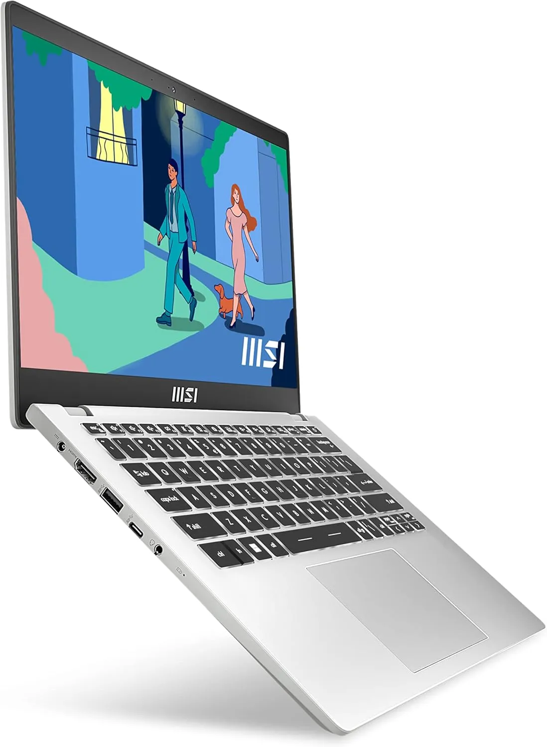 MSI Laptop Modern 14 - 12th Generation Core i3 8GB RAM 512GB SSD Backlit Keyboard Windows 11 Home 14" FHD Screen