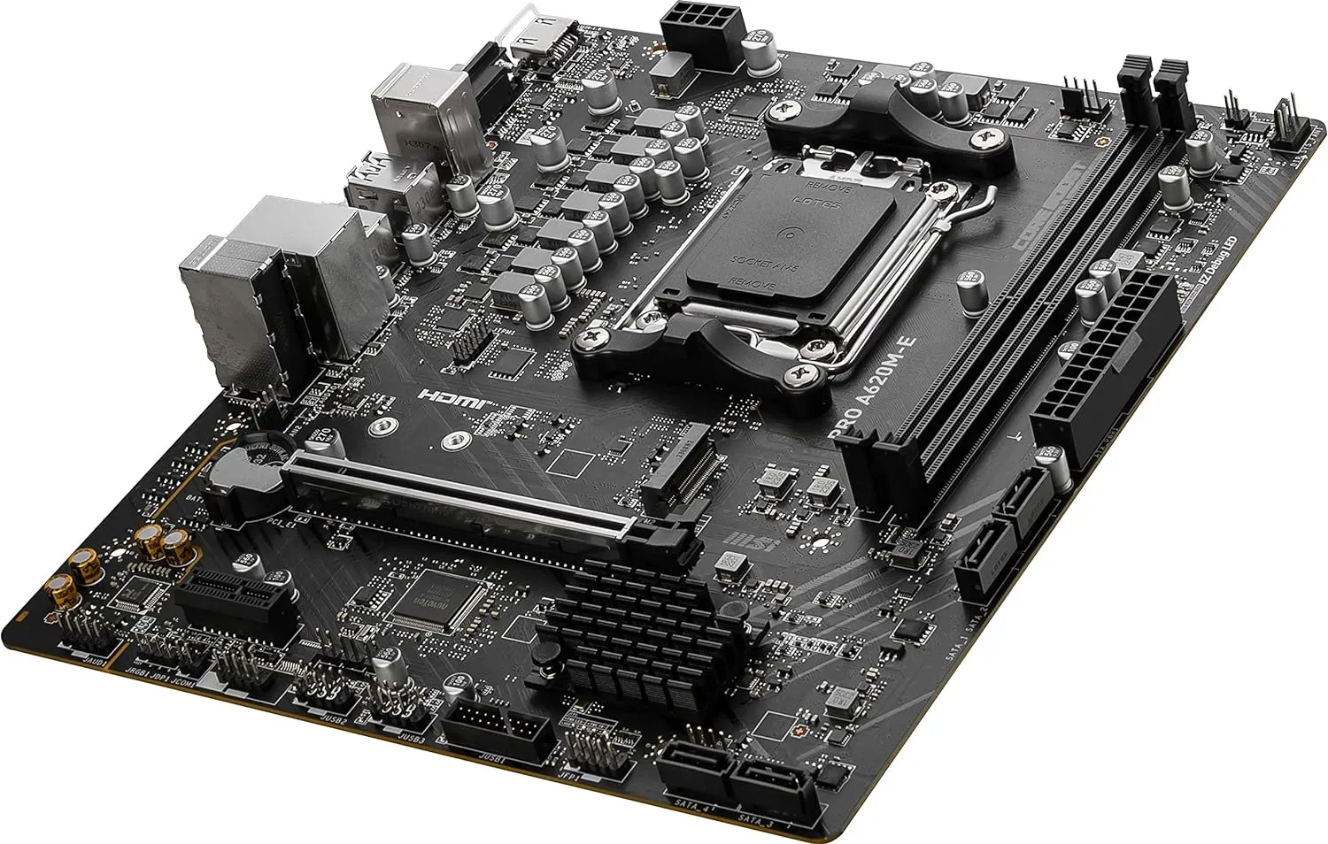 MSI PRO A620M-E Micro ATX (mATX) AMD Motherboard | AMD AM5 Socket