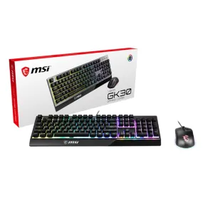 Msi Vigor Gk30 Mechanical Wired Gaming Combo - Black