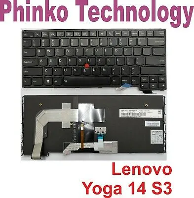 NEW Keyboard for LENOVO Thinkpad YOGA 14 S3 P40 with Backlight