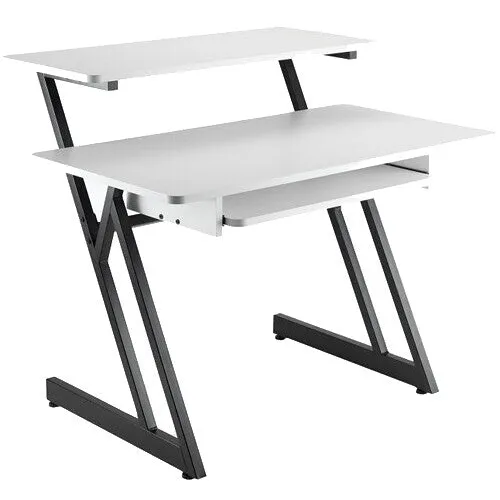 On-Stage WS7500W Studio Workstation (White Wood with Black Steel)