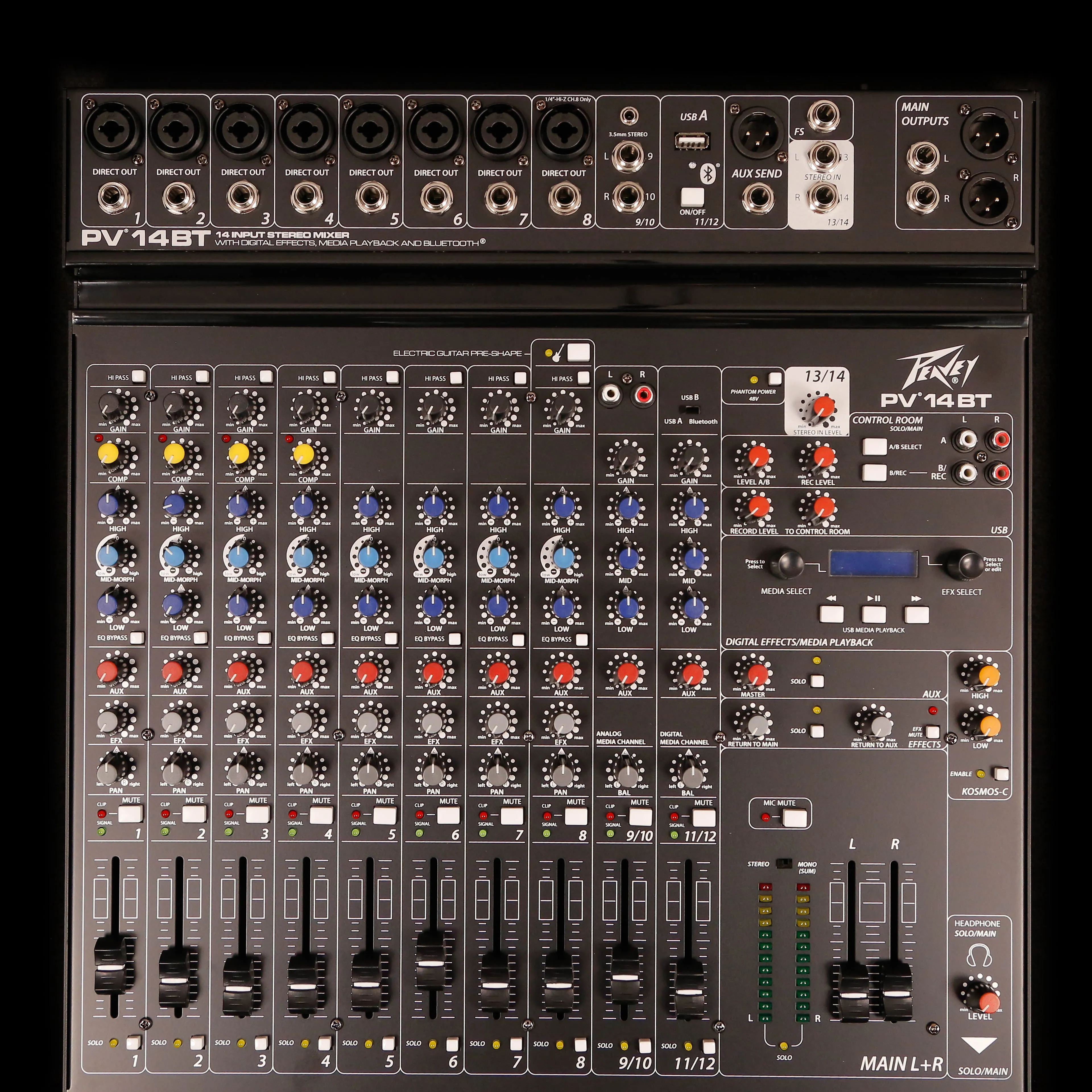 Peavey PV 14BT Channel Compact Mixer w/Bluetooth