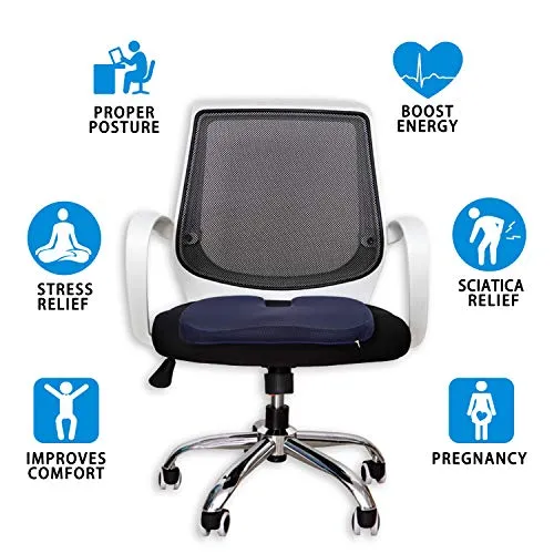 Pressure Relief Memory Foam Chair Cushion