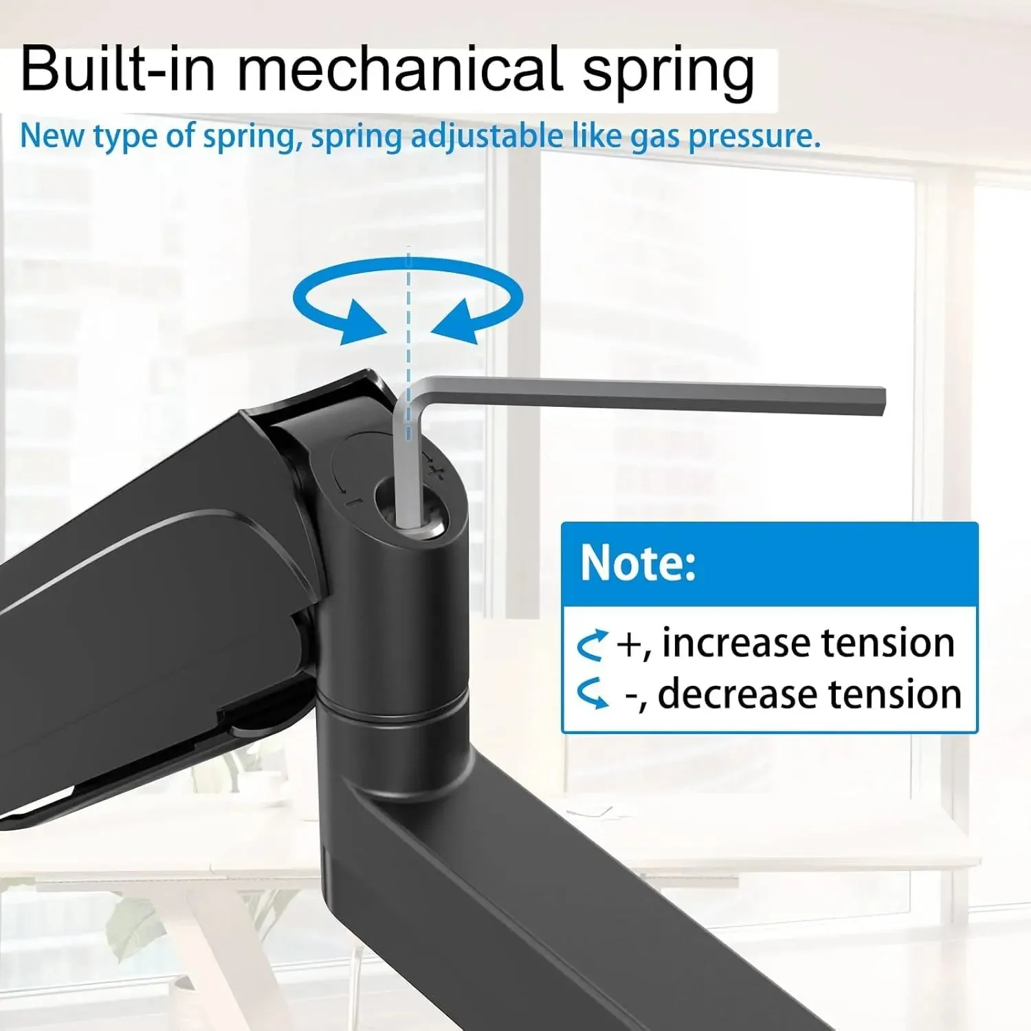 PUTORSEN Dual Monitor Vertical Stacking Desktop Stand, Ultra-High Stands for 17-27” Screens