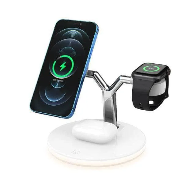 Qi Wireless Quick Charger Stand Magsafe 3 in 1