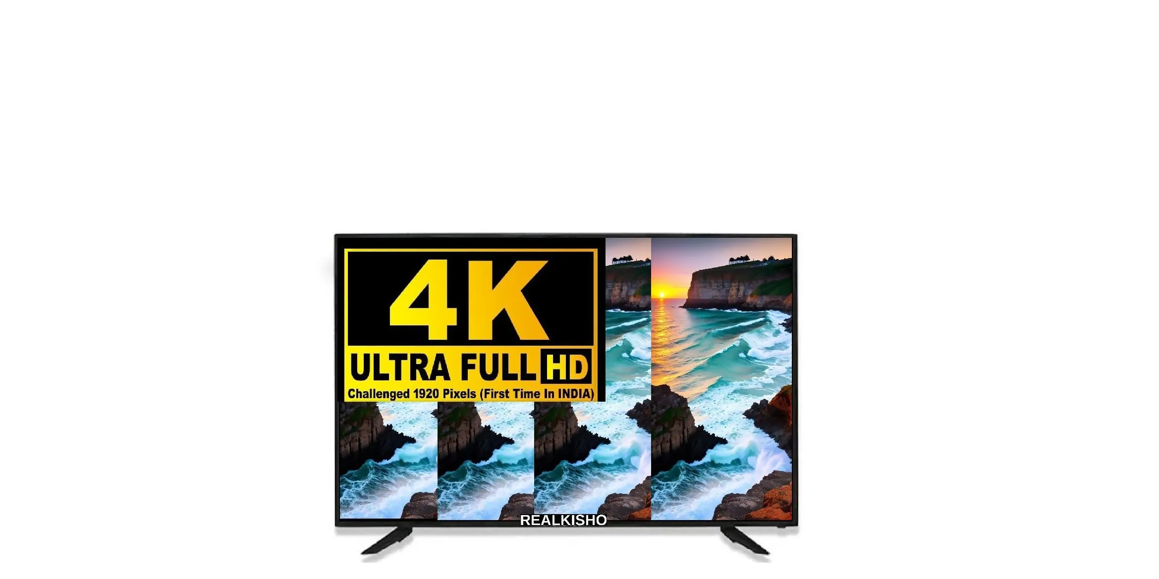 REALKISHO 32 Smart 4k Ultra Full hd 80(cm) QLED ve Series