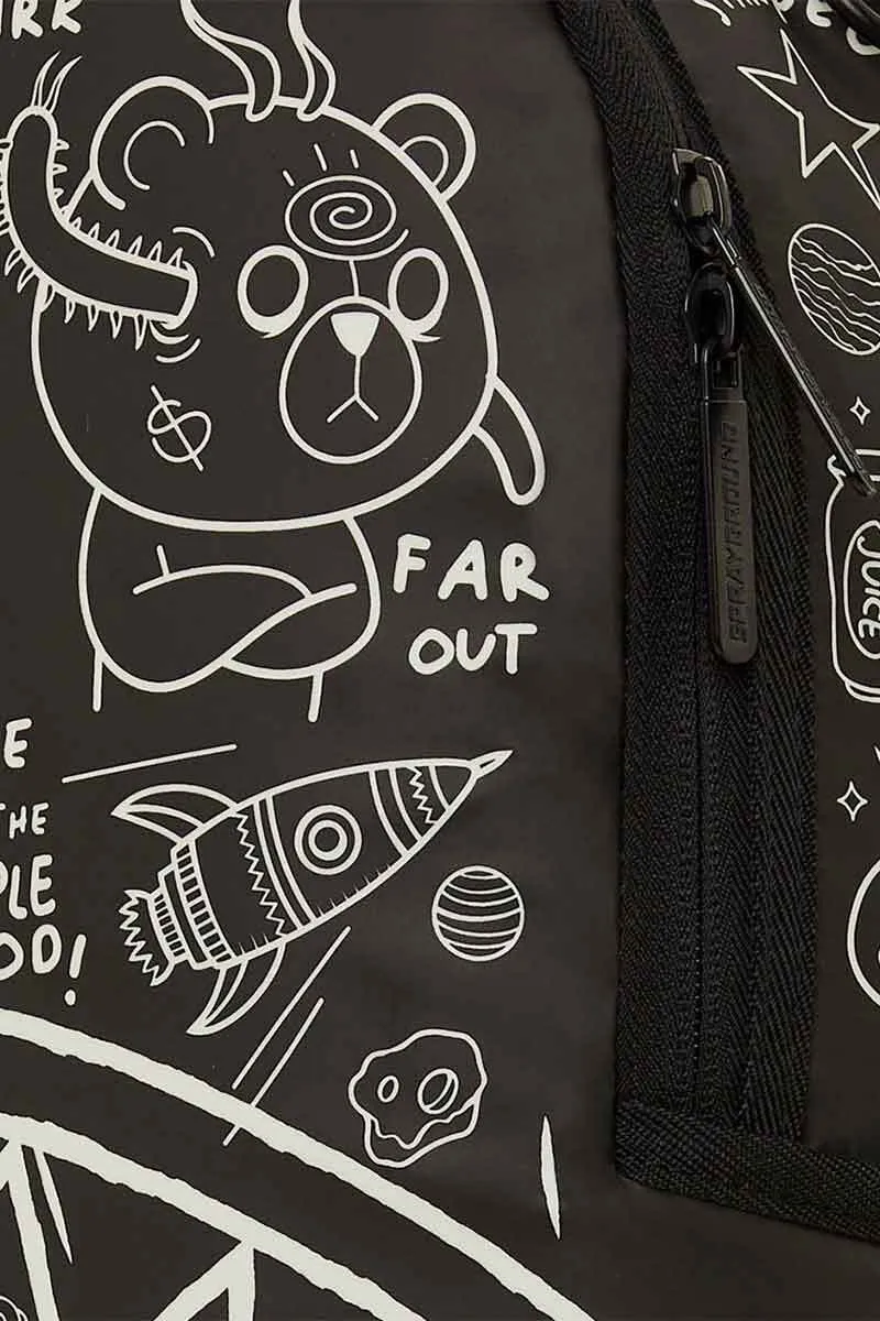 Sprayground Glow In Dark Intergalactic Doodles DLXS Backpack B5416