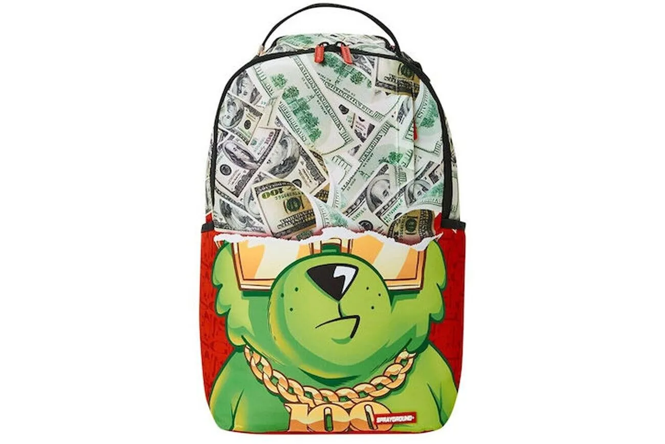 Sprayground Money Bear Dreamin' Of Money DLXSR Backpack B4744