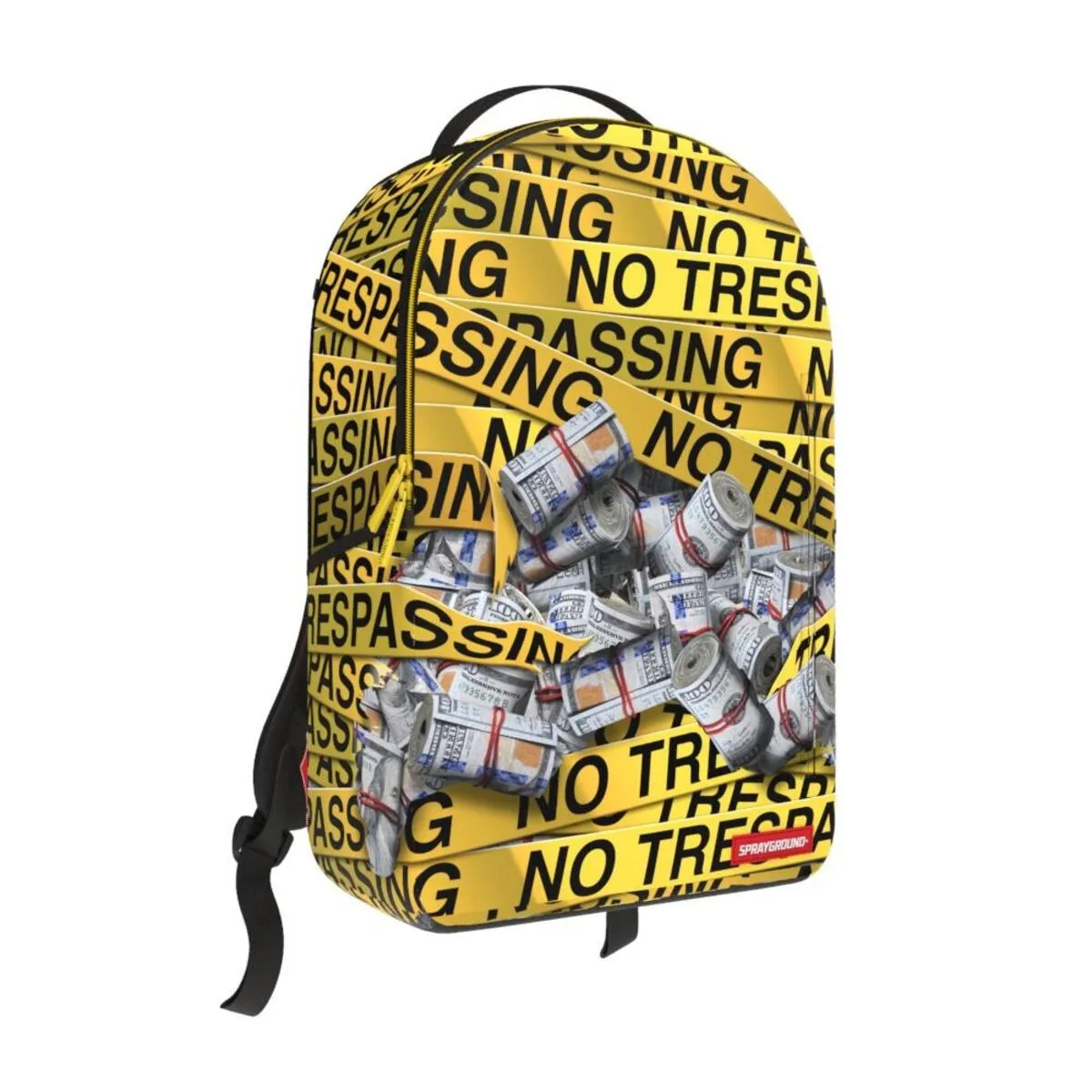 Sprayground No Trespassing Money Stashed  DLXSR Backpack B5371