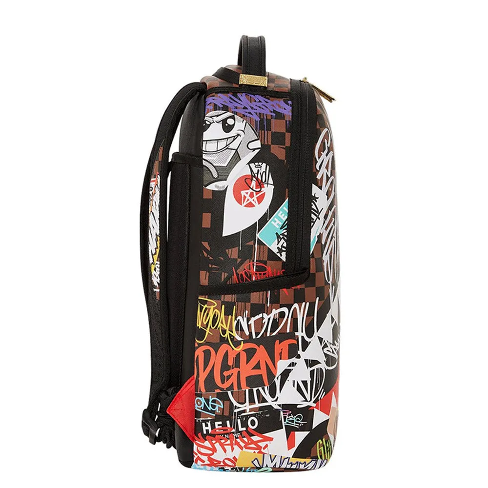 Sprayground Tagged Up Sharks In Paris DLXSV Backpack B5119