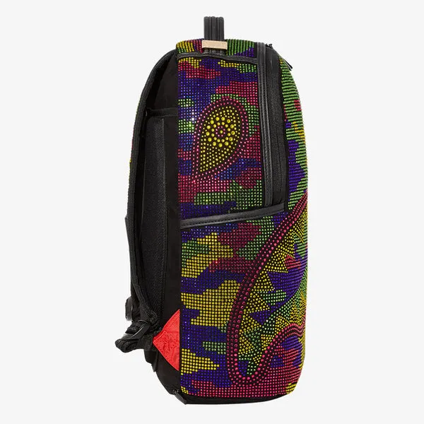 Sprayground Trippy Trinity Camo Crystal DLXSF Backpack B5455