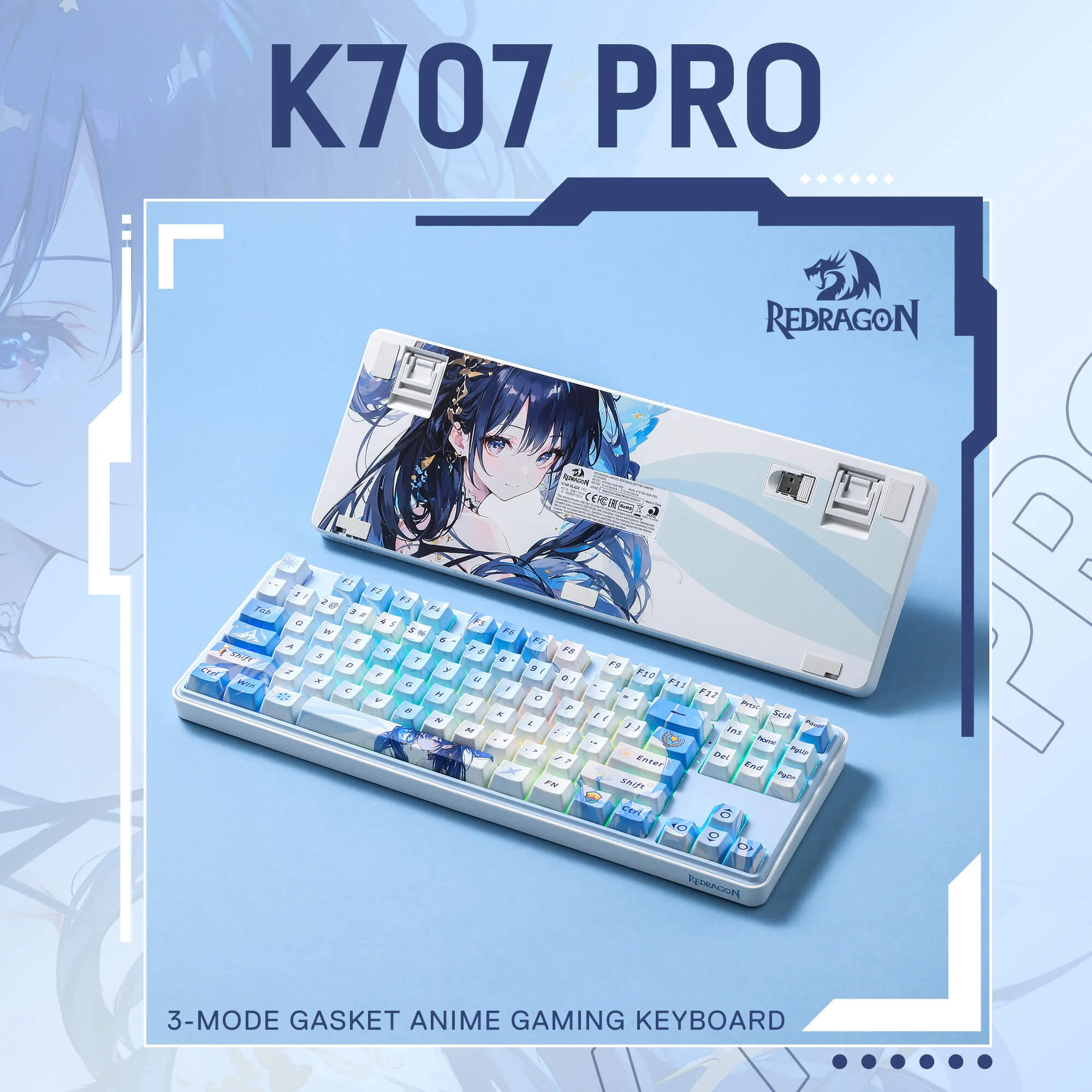 STAR BLADE K707 PRO Anime Keyboard