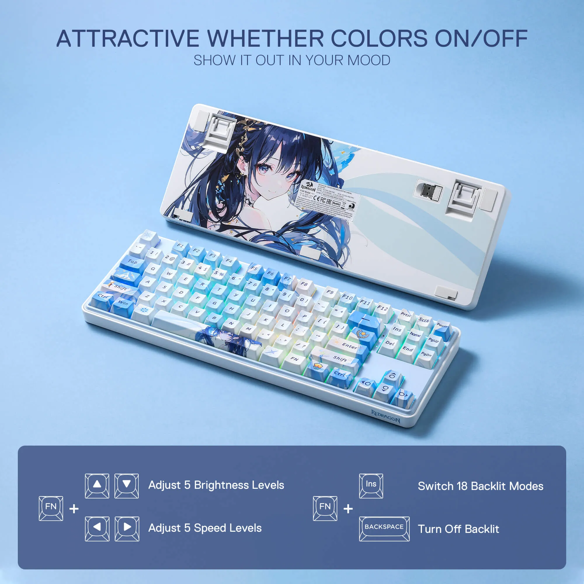 STAR BLADE K707 PRO Anime Keyboard