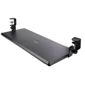 Startech.Com Under-Desk Keyboard Tray, Clamp-On Keyboard Holder, Supports Up To 12Kg (26.5Lb), Sliding Keyboard And Mous