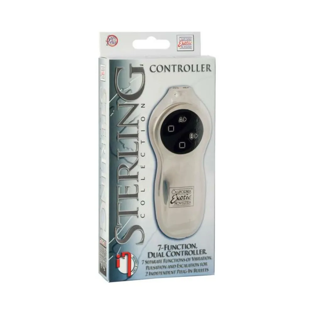 Sterling Collection 7 Function Dual Controller For 2 Independent Plug In Bullets