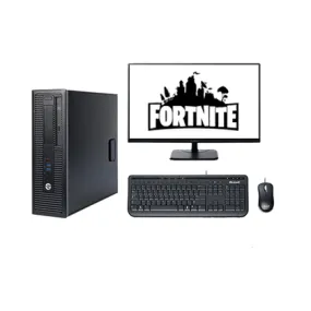 Super Saver Gaming! HP EliteDesk 800 G1 Desktop PC i5 3.60 GHz 8GB RAM 480GB SSD Windows 10 Home NVIDIA GT 730 2GB 22 Inch Monitor Refurbished Combo Free WiFi Adapter